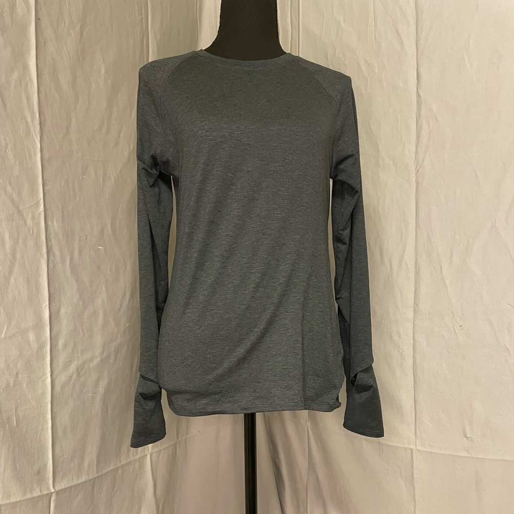 Wink Charcoal Long Sleeve Women's Scrubs Tee